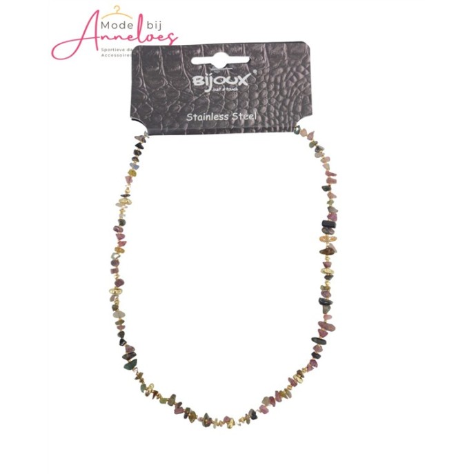 Bijoux Ketting kort natuursteentjes 8120850 Neutraal Bijoux Ketting kort natuursteentjes 8120850 Neutraal